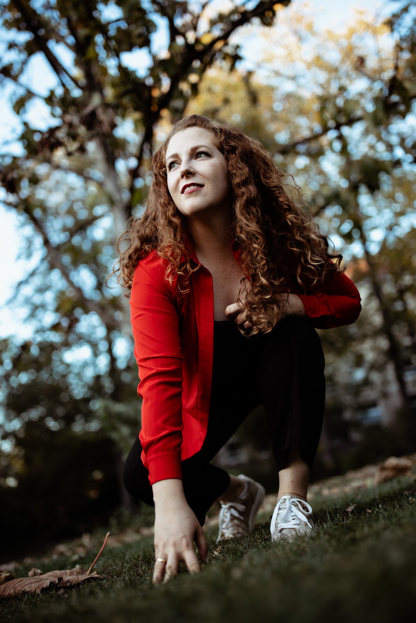 Meine Knipserei - Kathi Knipst, Hocke, Bild aus Froschperspektive